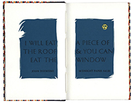 <em>I Will Eat a Piece of the Roof and You Can Eat the Window</em> Title